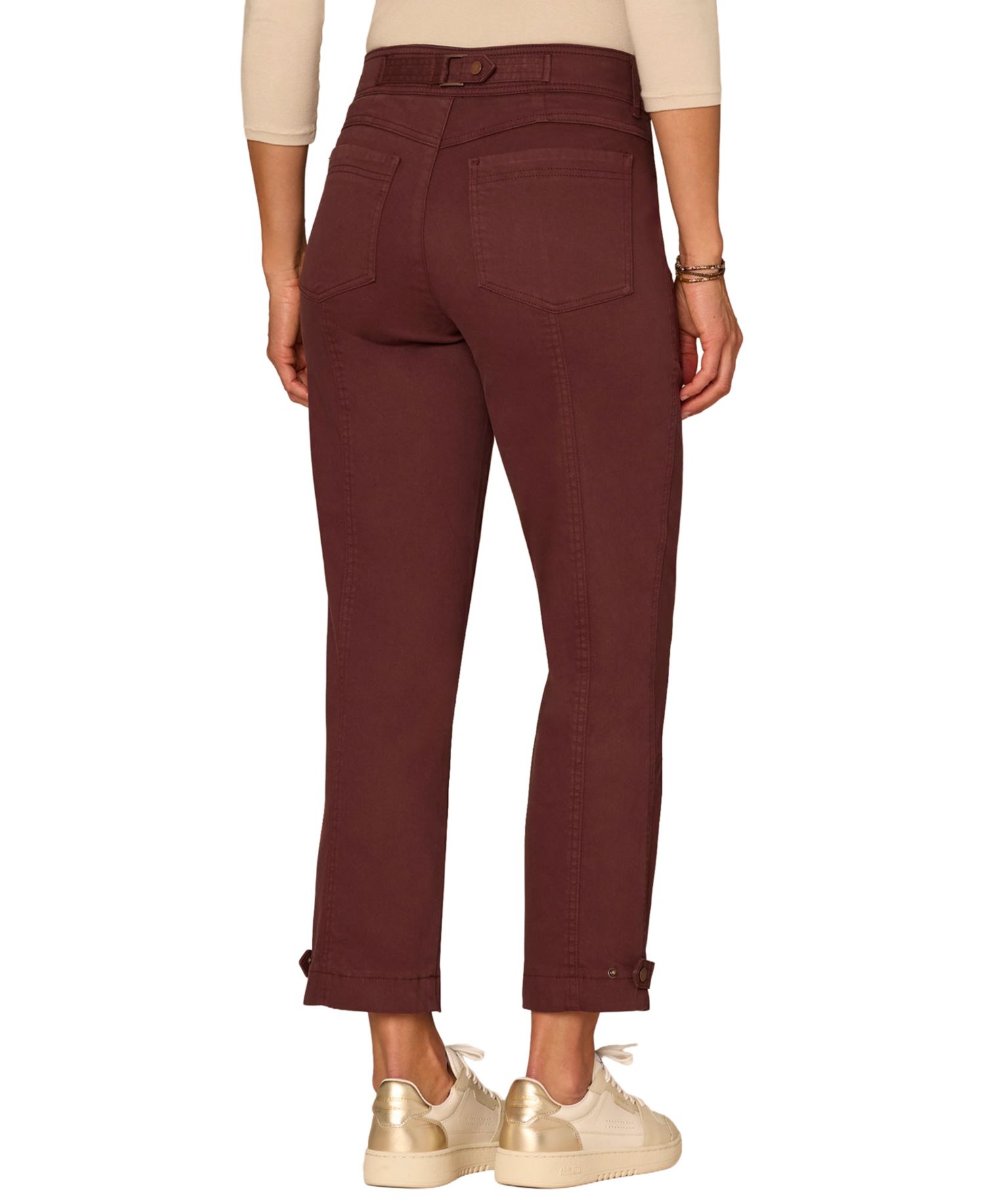 Petite "Ab"solution High-Rise Tapered Utility Pants