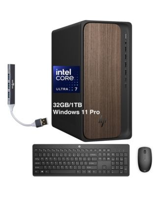 OmniDesk 15th Gen Intel Core Ultra 7-265 Desktop Tower with 32GB RAM and 1TB SSD