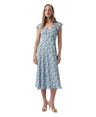 Women's Maya V-Neck Floral Midi Dress
