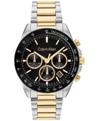 Men's Quartz Sport Chronograph Stainless Steel Bracelet Watch, 40mm