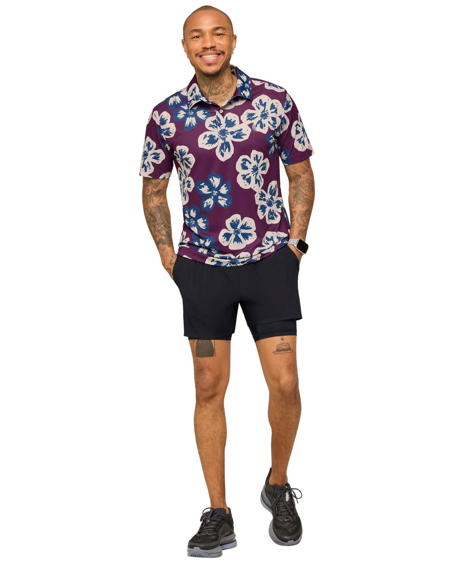 Men's The Berry Botanica Floral-Print Regular-Fit Polo Shirt