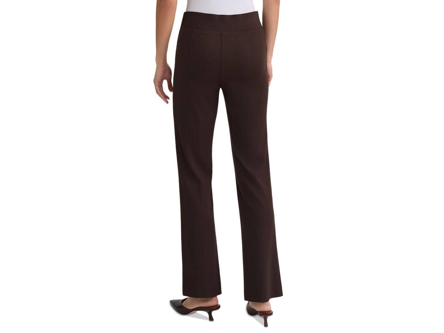 Женские брюки Jones New York Serenity Pintuck Trousers, цвет: Кофейный — фото 3
