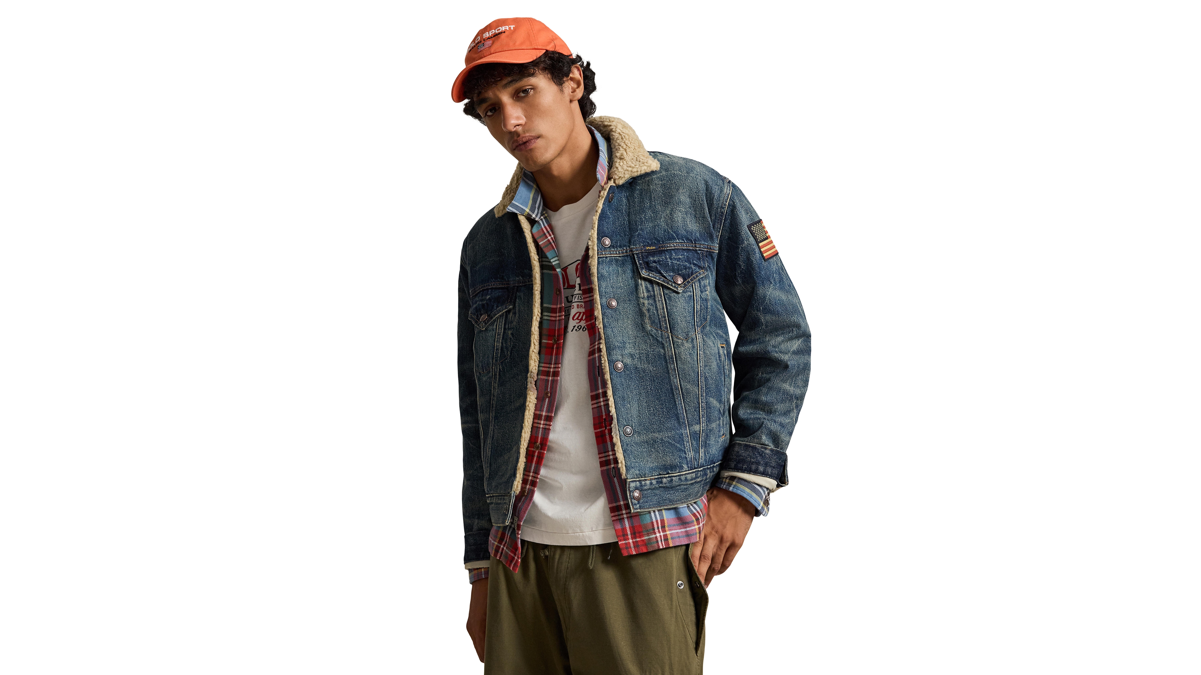 Polo Ralph Lauren Men's Earlton Denim Fleece-Lined Trucker Jacket