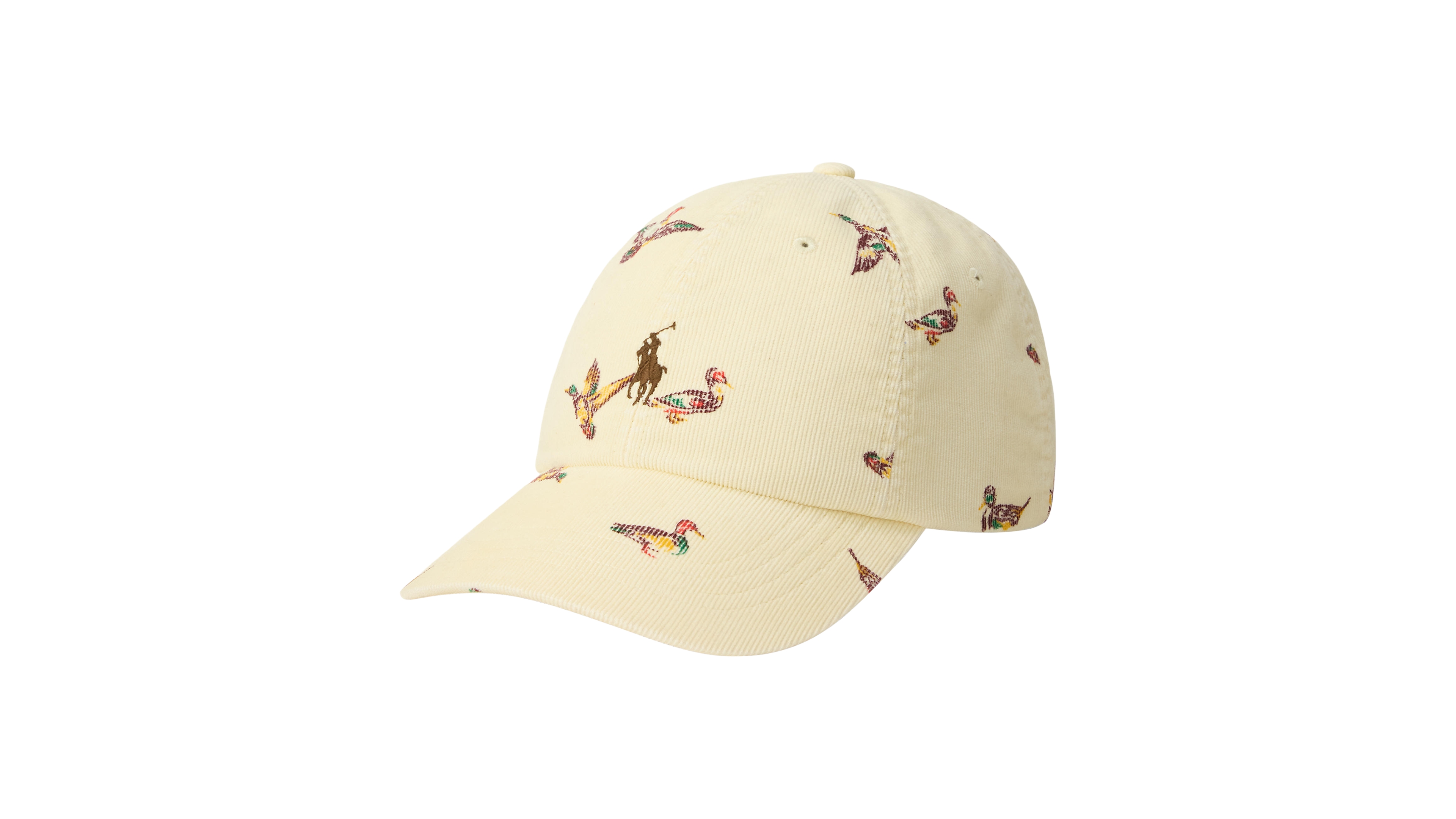 Polo Ralph Lauren Corduroy Duck-Print Baseball Cap