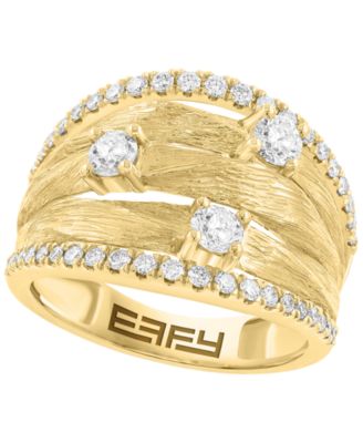 Round Diamond Ring (3/4 ct. t.w.) in 14k Yellow Gold