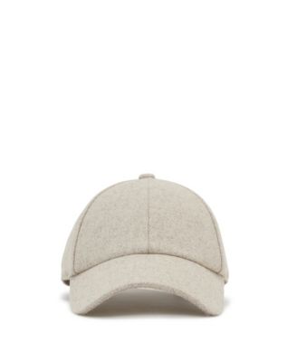 Wool-Blend Herringbone Adjustable Baseball Cap