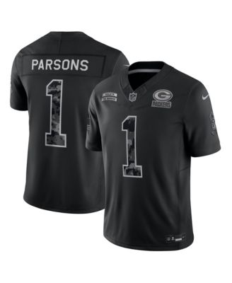 Men's Micah Parsons Black Green Bay Packers 2026 Salute to Service Limited Jersey