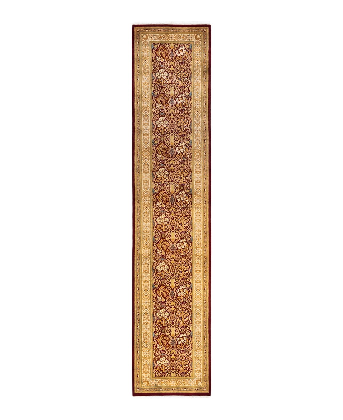 Adorn Handwoven Rugs Mogul M1789 2'7" x 12'10" Runner Area Rug - Red