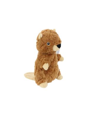 Jr Nature Beaver, Durable Plush Squeaky Dog Toy