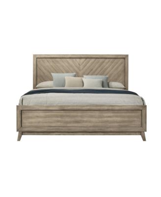Arena Contemporary Wood Panel Queen Bed