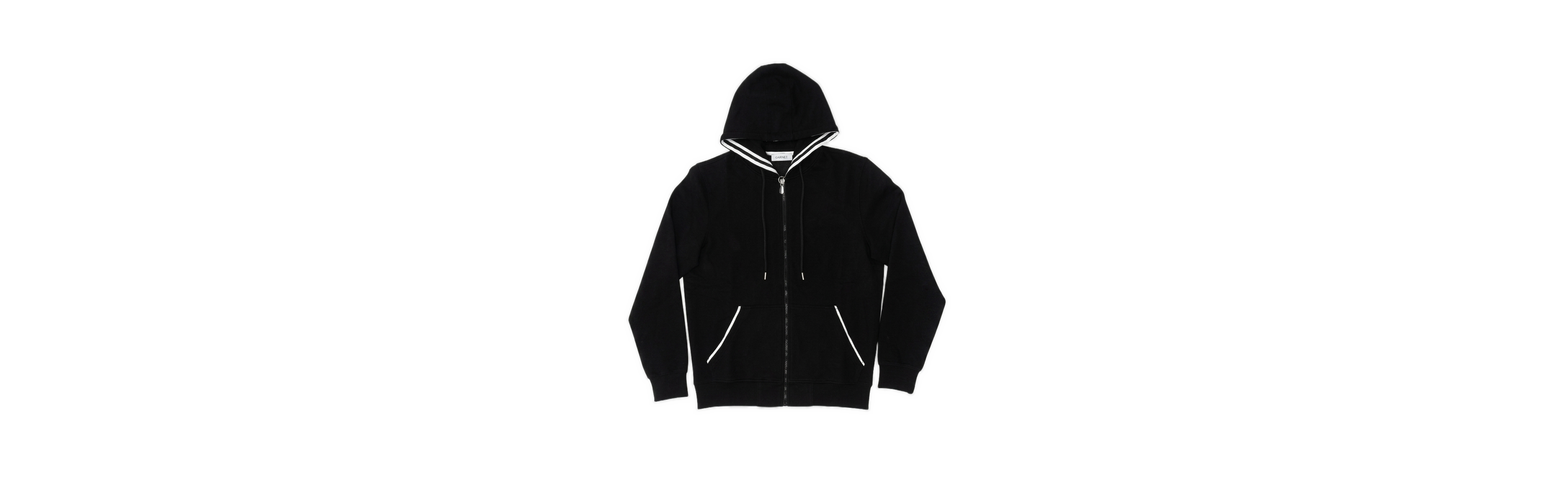 Garnet Men's Soft Cotton Full-Zip Hoodie