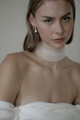 Imitation Pearl Bridal Drop Earrings