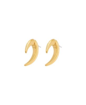 Johanna Textured Jacket Earrings 14k Gold Plated Unique