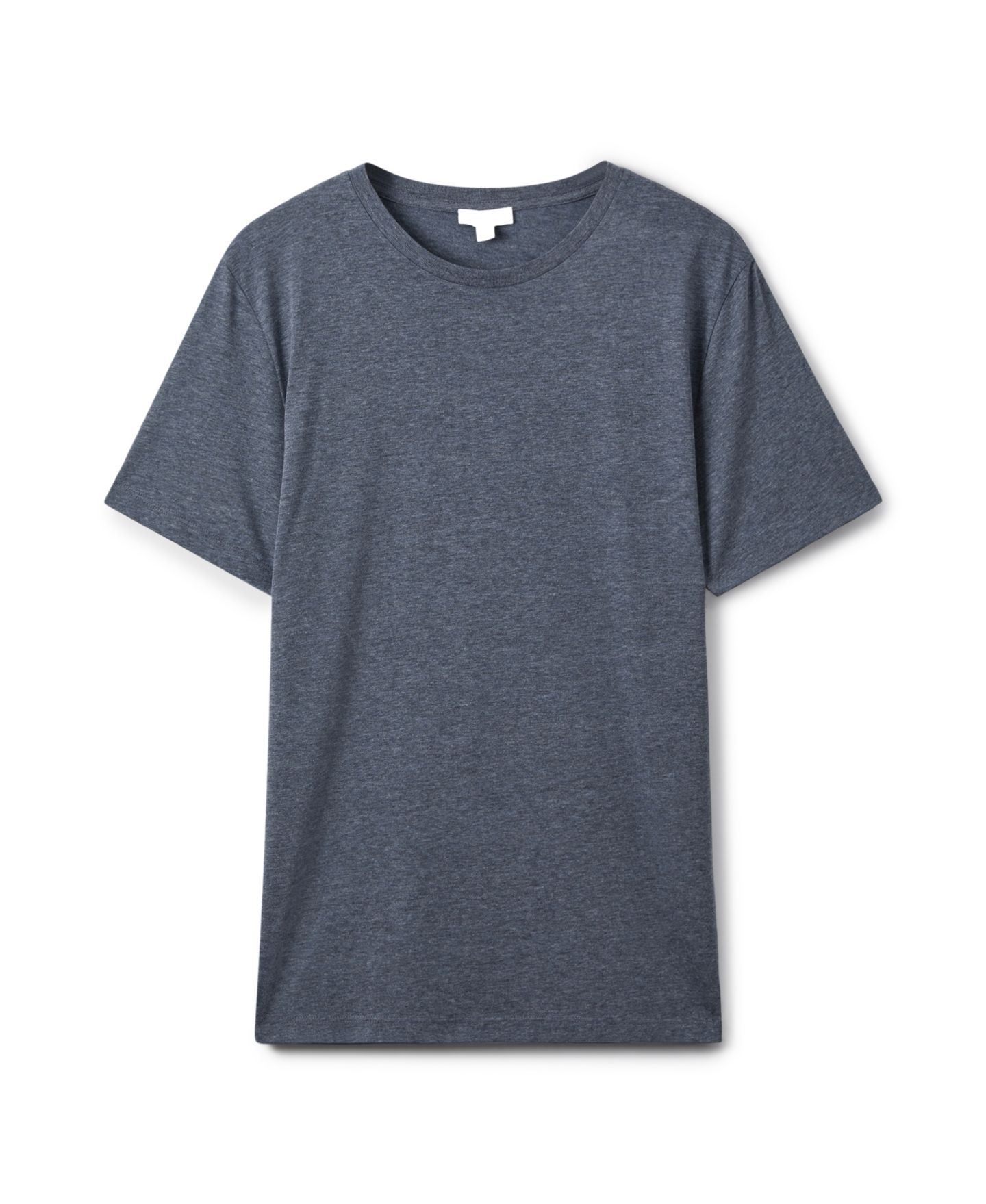 Мужская футболка REISS Bless Regular-Fit Crew Neck, цвет: Синий меланжевый — фото 5