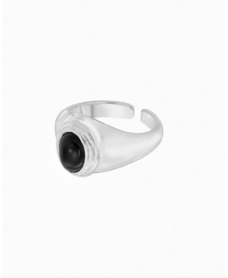 Gaeta Statement Adjustable Ring 14k Gold Plated Vintage