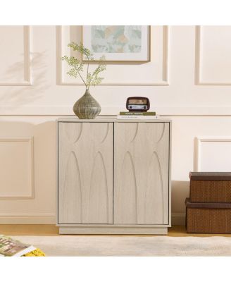 Floor-Standing Sideboard with 2 Doors and Adjustable Shelves