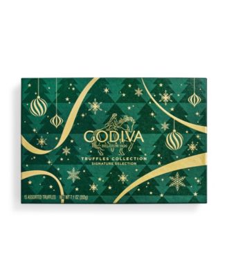 Chocolate Truffle Holiday Gift Box, 15 Pieces