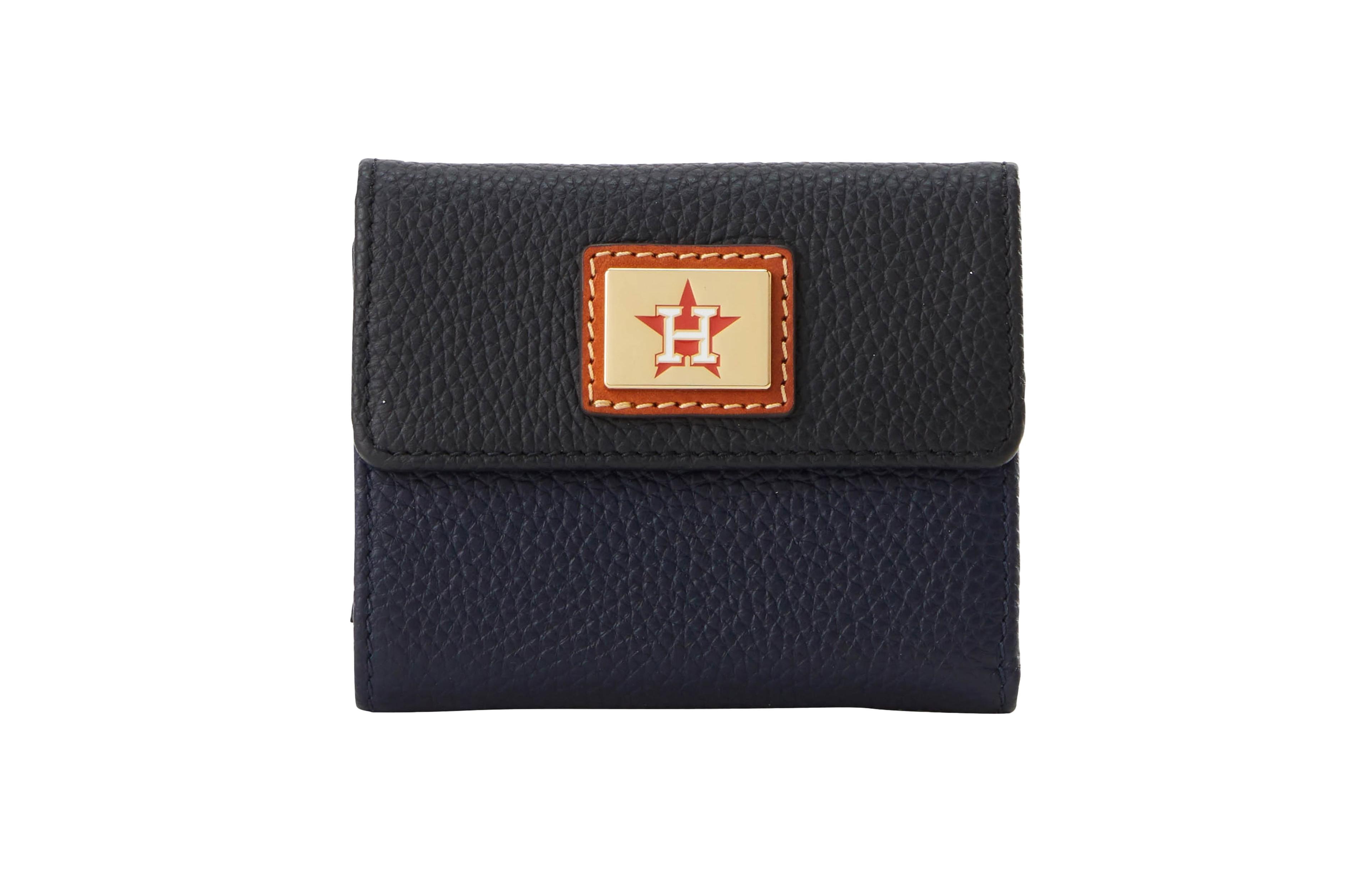 Dooney & Bourke Houston Astros Trifold Flap Credit Card Wallet