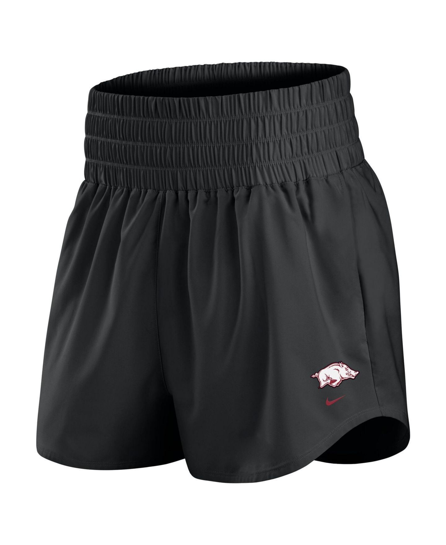 Женские шорты Nike Black Arkansas Razorbacks Ultra Dri-FIT High-Rise — фото 1
