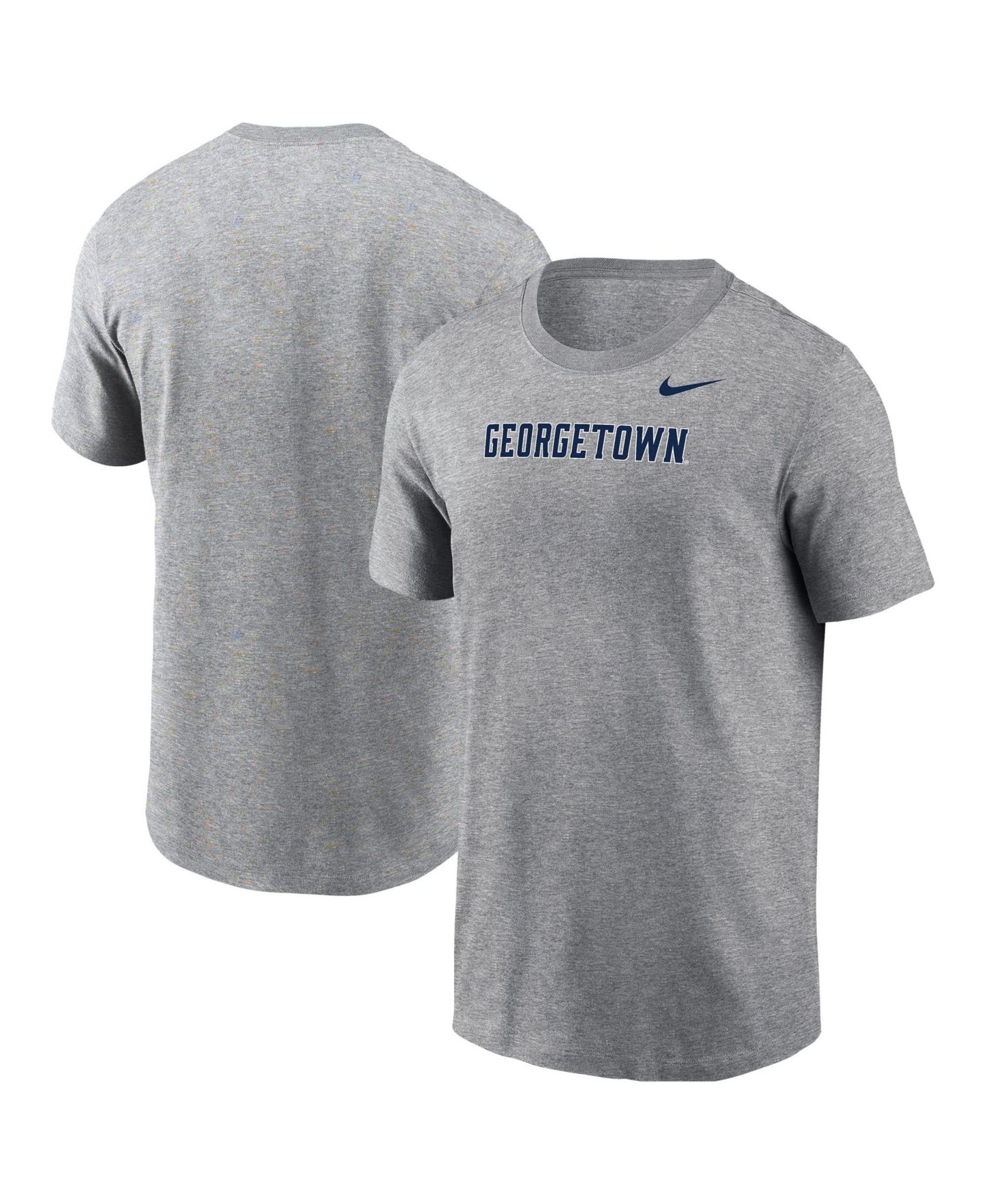 Мужская футболка Nike Gray Georgetown Hoyas Primary Logo — фото 1