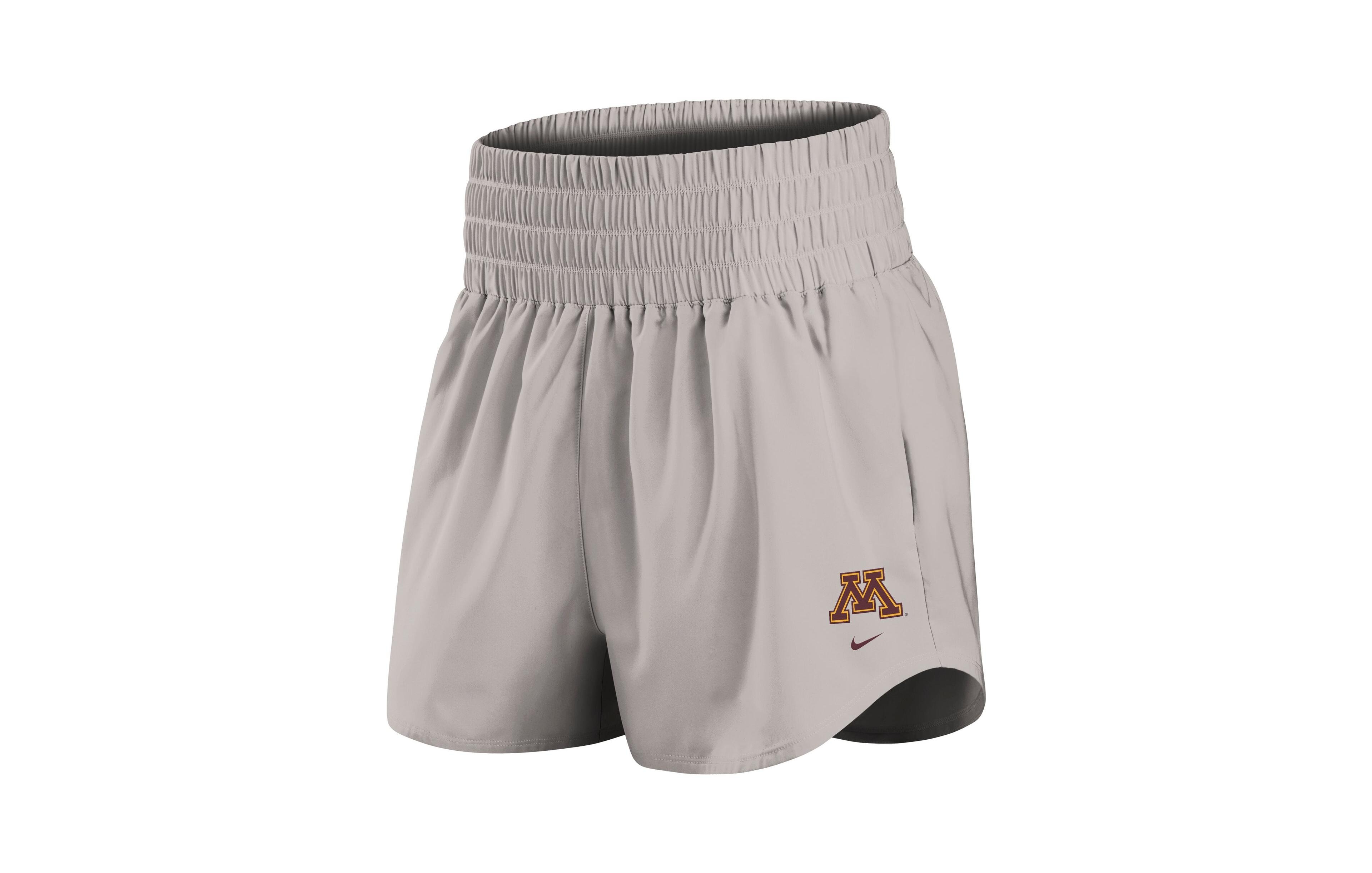 Nike Women's Minnesota Golden Gophers Dri-fit High-Waisted Shorts, 3" Inseam