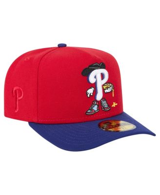 Men's Red/Blue Philadelphia Phillies Cartoon A-Frame 59FIFTY Fitted Hat