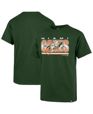 Big Boys and Girls '47 Green Miami Hurricanes Thunder Rip Franklin T-Shirt