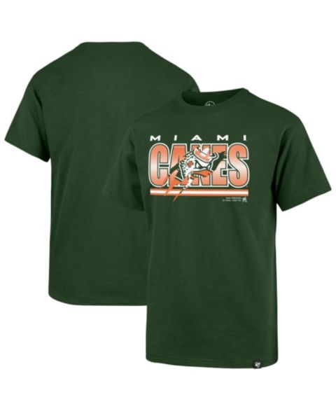 Детская футболка '47 Brand '47 Green Miami Hurricanes Thunder Rip Franklin, цвет: Зелёный