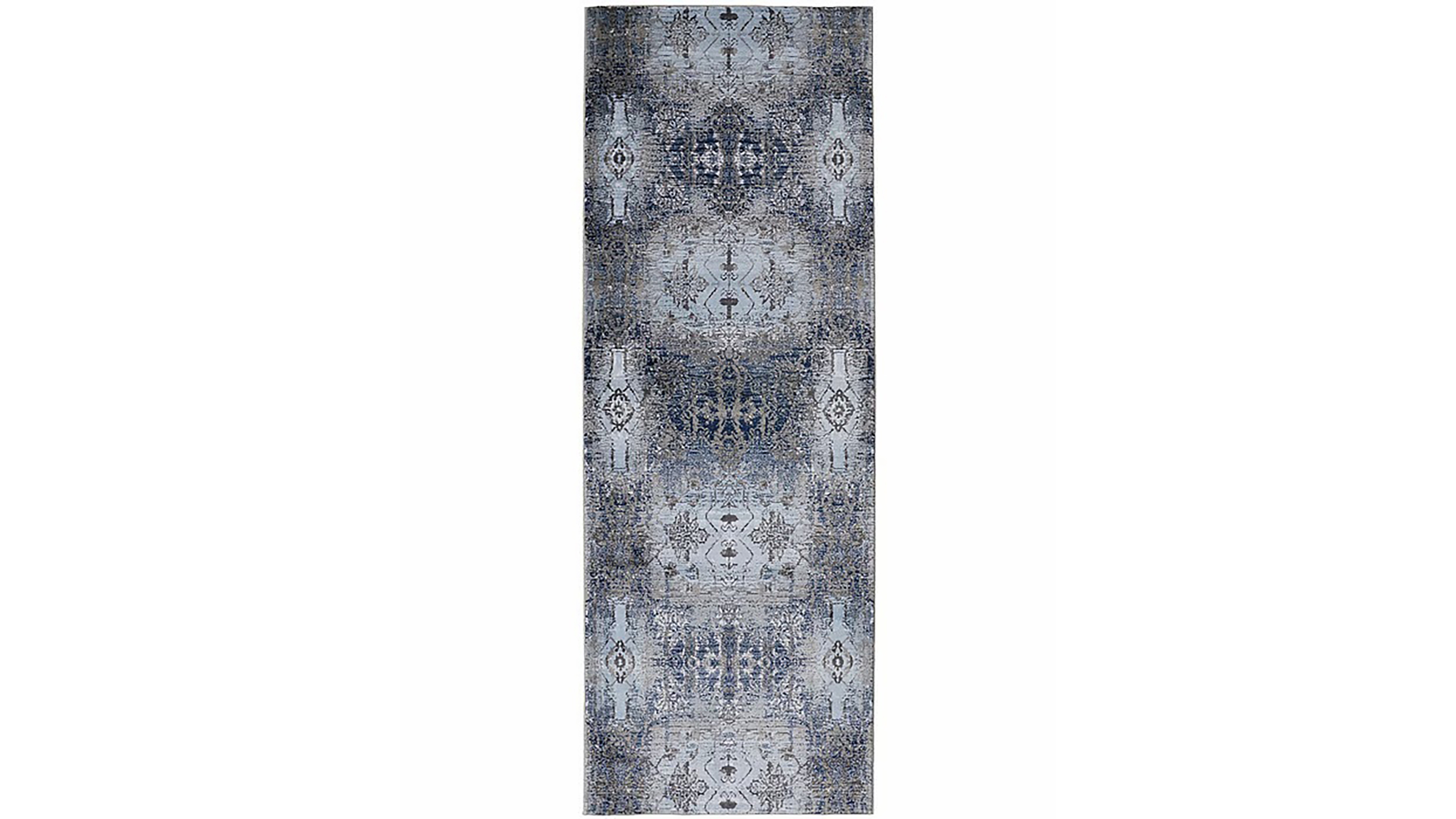 Feizy Gaspar R3834 Blue 2'10" x 8' Runner Rug