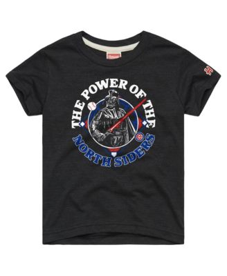 Big Boys and Girls  Charcoal Chicago Cubs Star Wars x MLB Dark Side T-Shirt