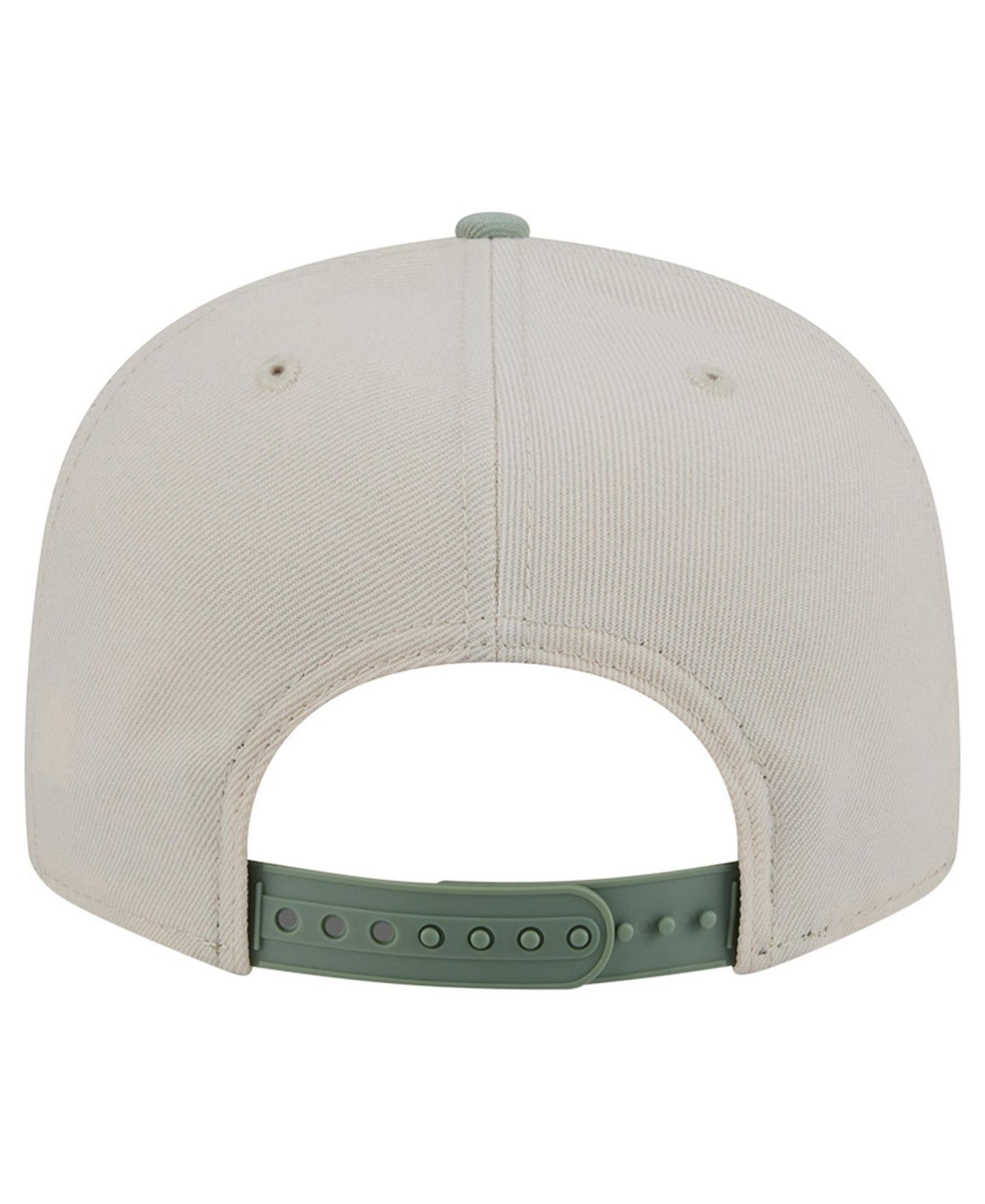 Мужские головные уборы New Era Cream/Light Green Green Bay Packers Color Pack Two-Tone 9FIFTY Snapback Hat — фото 4