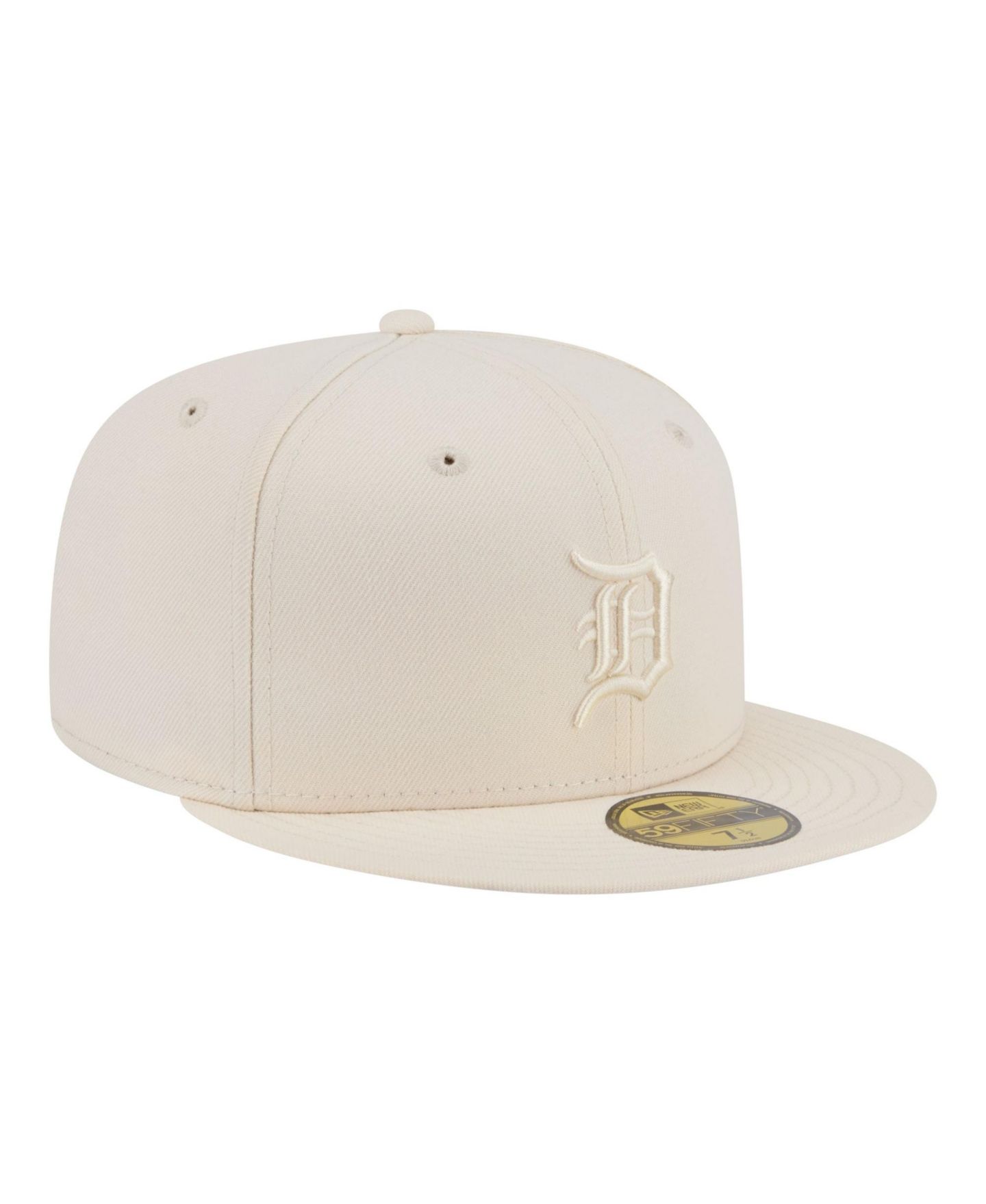 Мужские головные уборы New Era Cream Detroit Tigers Color Pack 59FIFTY Fitted Hat — фото 3