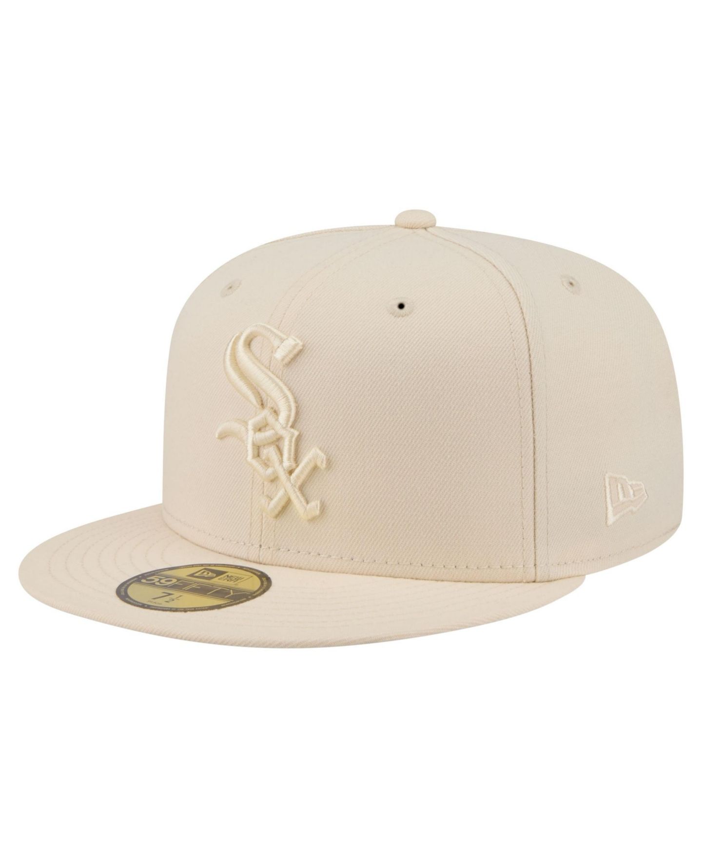 Мужские головные уборы New Era Cream Chicago White Sox Color Pack 59FIFTY Fitted Hat — фото 1