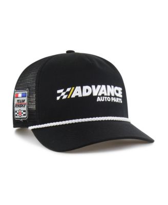 Men's '47  Black Ryan Blaney Side Patch Hitch Trucker Rope Adjustable Hat