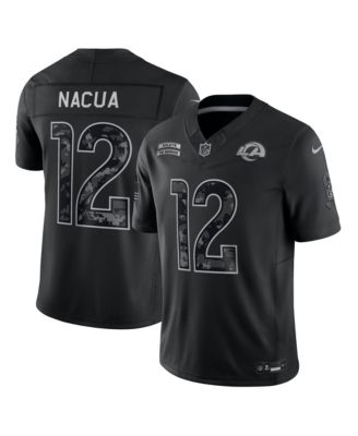 Men's Nike Puka Nacua Black Los Angeles Rams 2026 Salute to Service Limited Jersey