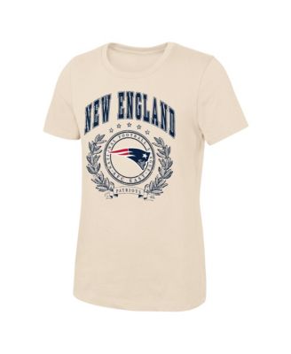 Big Girls  Natural New England Patriots Undefeated T-Shirt
