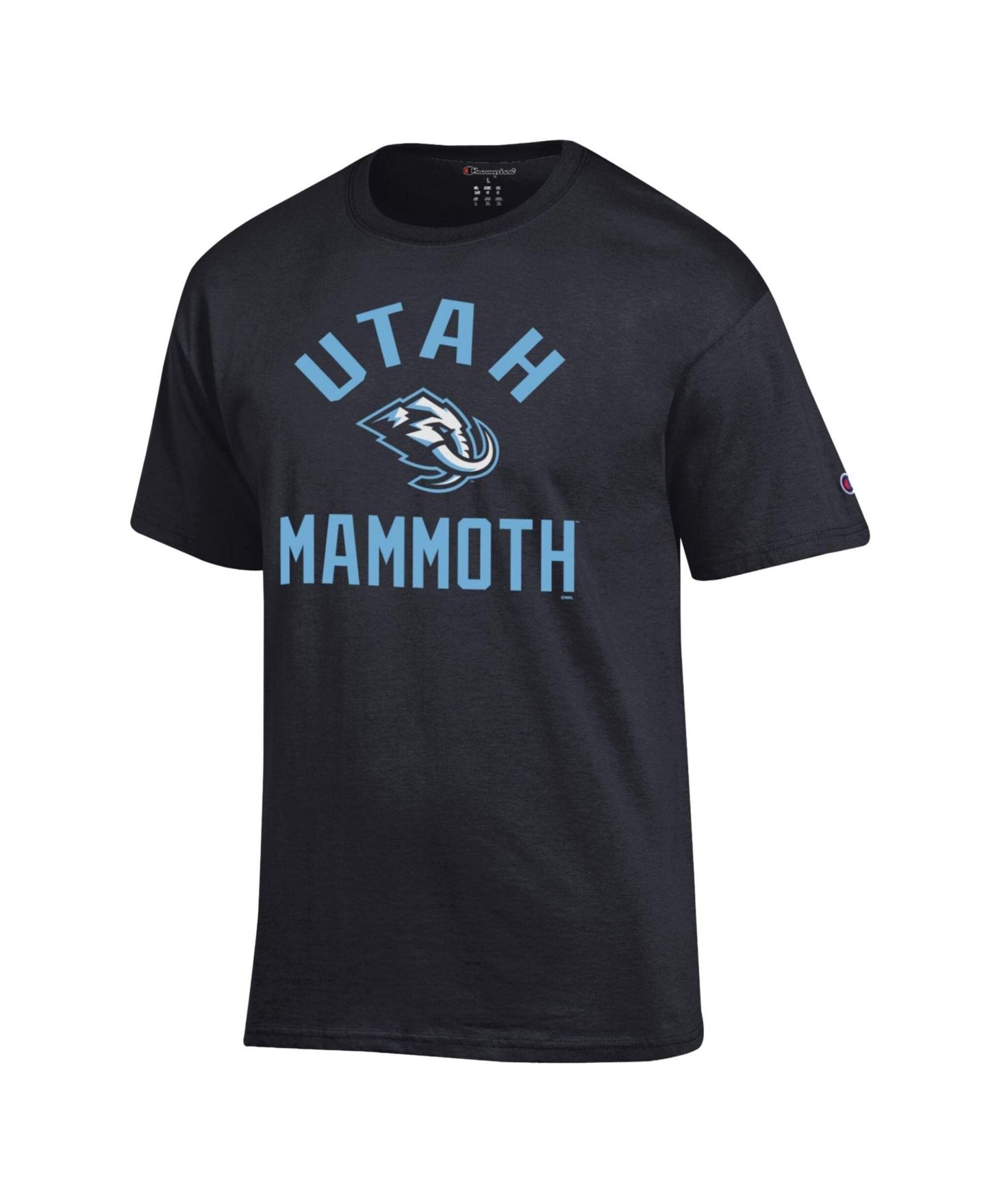 Мужская футболка Champion Black Utah Mammoth Primary Logo Jersey — фото 2