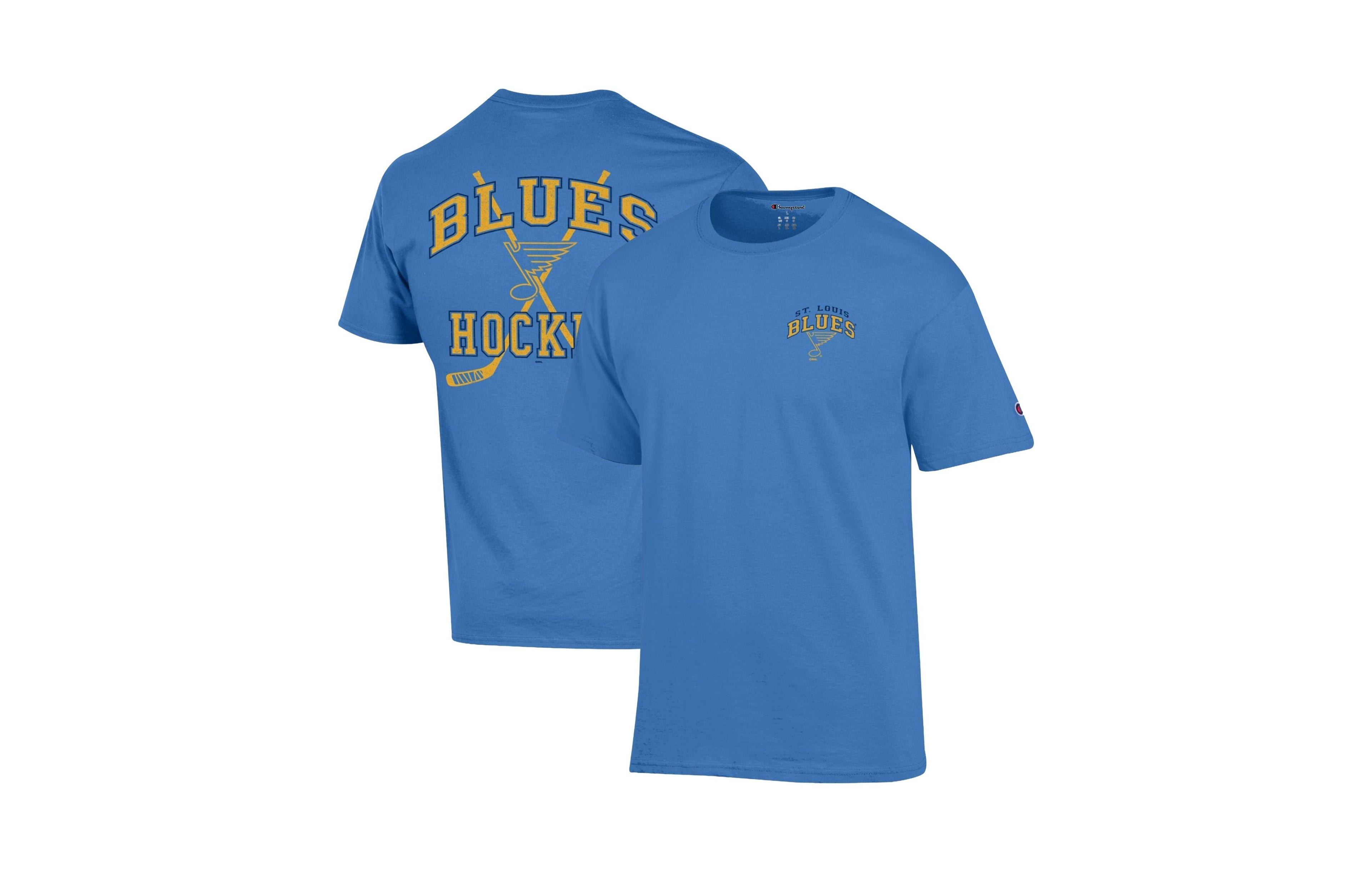 Champion Men's St. Louis Blues Stick With It Graphic T-Shirt