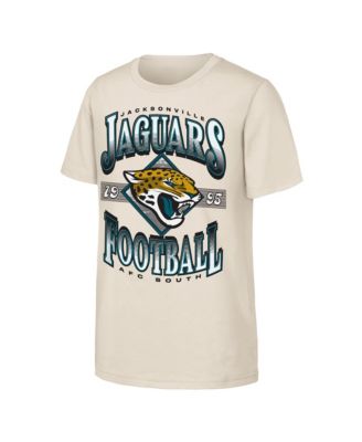 Big Boys and Girls  Natural Jacksonville Jaguars NFL Of Days Past T-Shirt