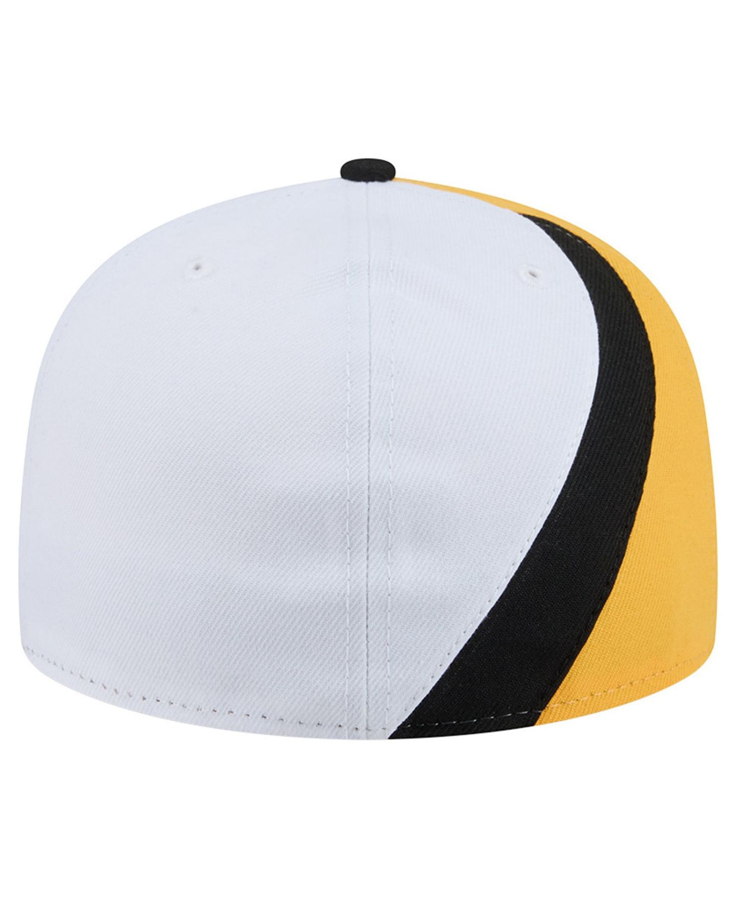 Мужская кепка New Era Gold/Black Pittsburgh Steelers Shock 59FIFTY Fitted Hat — фото 4