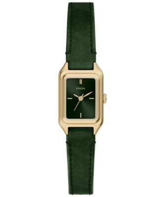 Women's Quartz Raquel Green Leather Watch 18mm