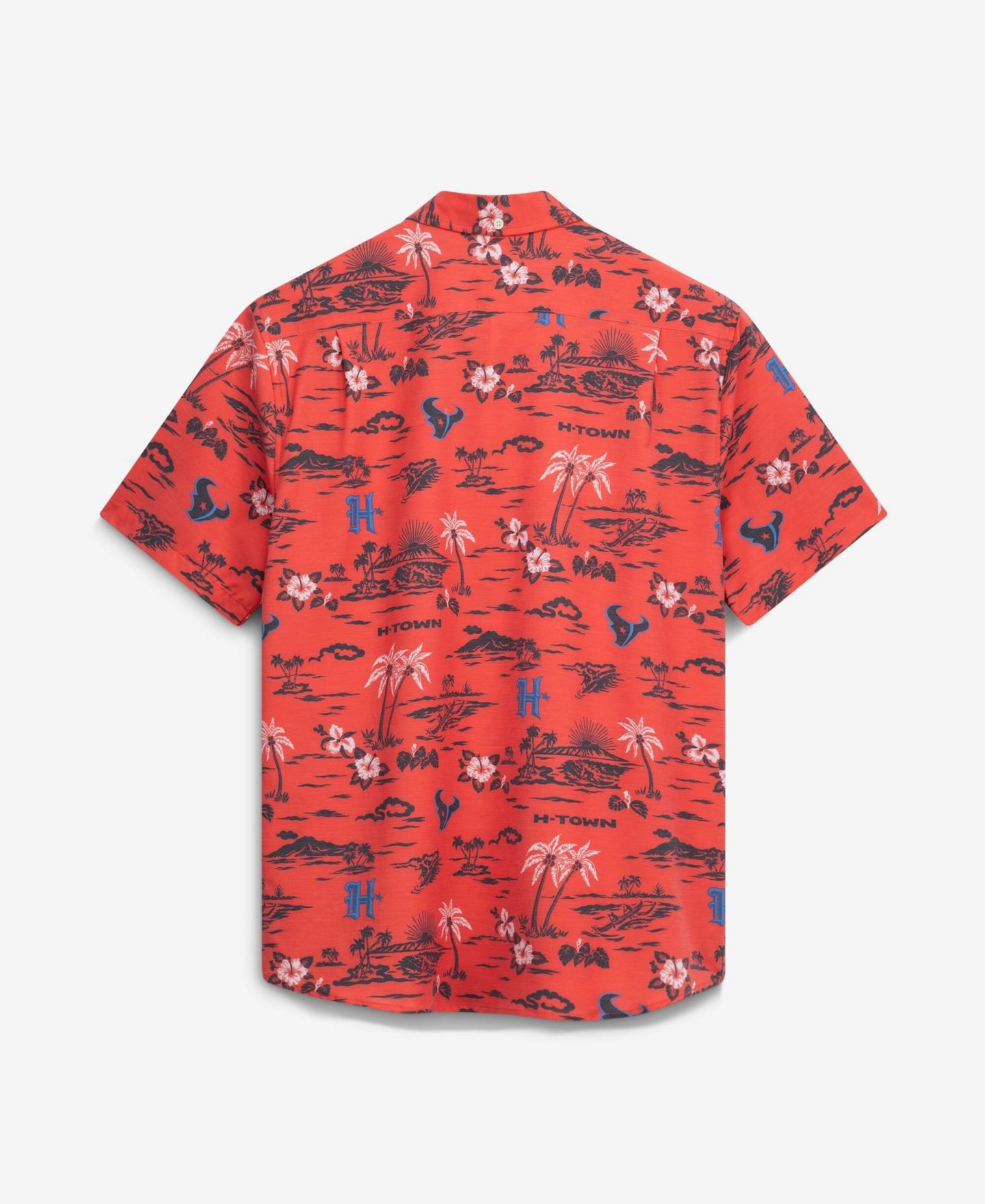 Мужской топ Reyn Spooner Red Houston Texans Kekai Performance Button-Down — фото 2