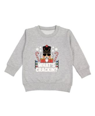 Toddler Boys' 2T-5T What's Crackin Christmas Crewneck Sweatshirt