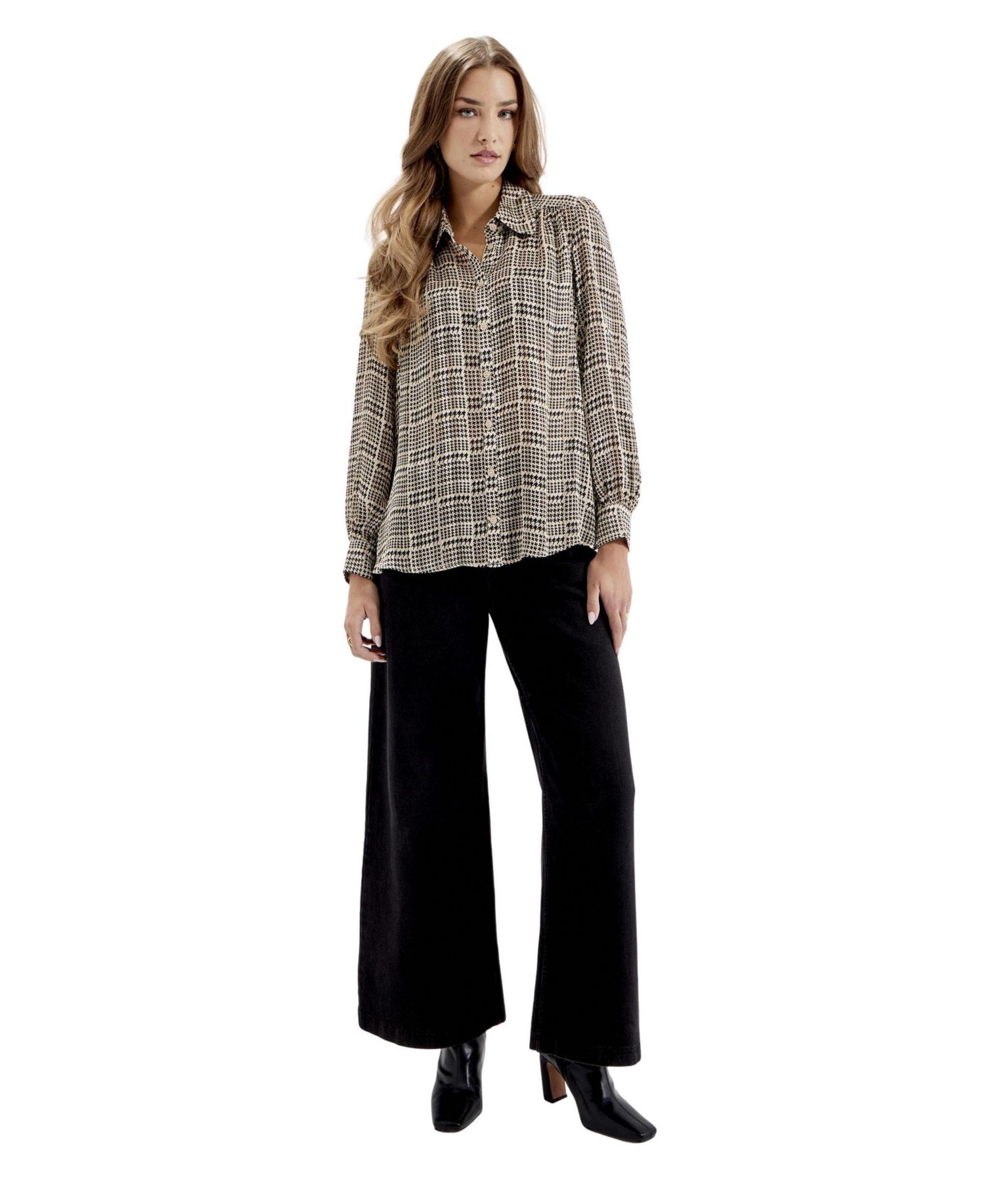Women's Melina Long Sleeve Chiffon Blouse