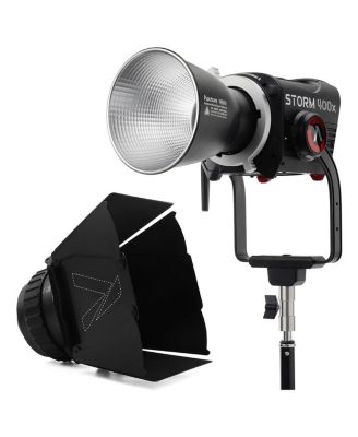 STORM 400x 400W BLAIR LED Light, GM, With CF7 Fresnel Barn Doors Kit
