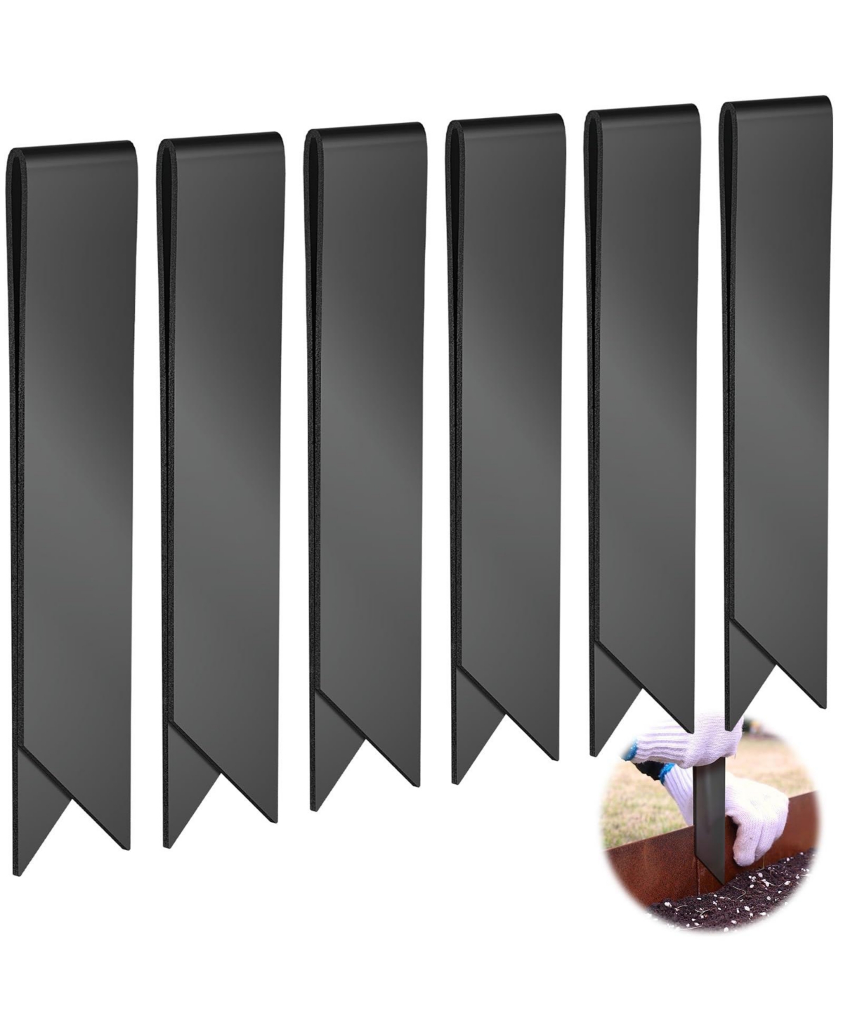 Aofar Steel Landscape Edging Clips Straight 90 Degree Connector