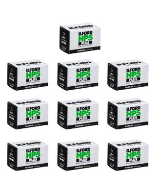HP-5 Plus BW Film, ISO 400, 35mm, 36 Exposures - 10 Pack