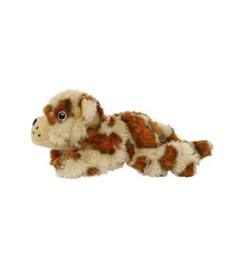 Jr Safari Leopard, Durable Plush Squeaky Dog Toy