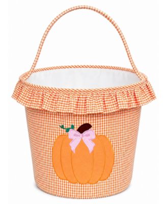 Girls' Pretty Pumpkin Trick-or-Treat Ruffled Tote