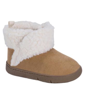 Baby Girls' Holland Faux-Shearling Collar Boots
